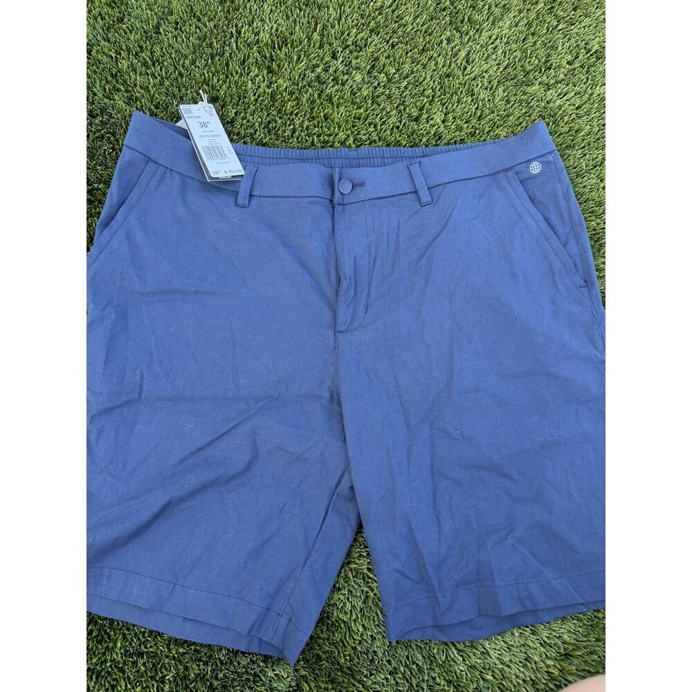 NEW! Adidas Men's Go-To 9-Inch Golf Shorts‎ 🩳 Navy Blue Size 38 $85 Retail!